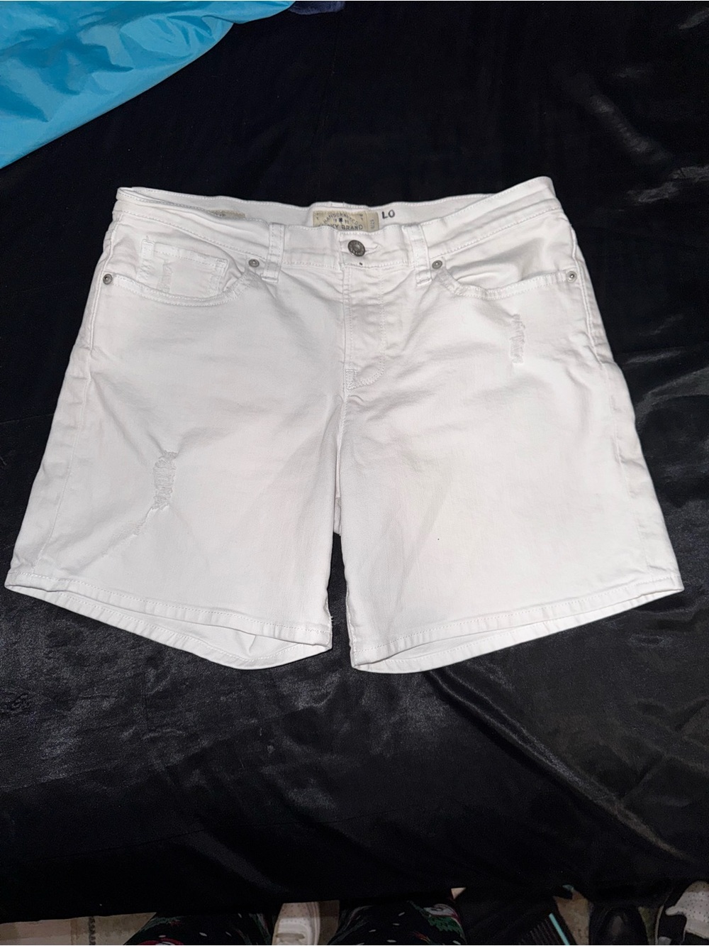 Lucky Brand White Women's Denim Shorts - Casual Summer Short